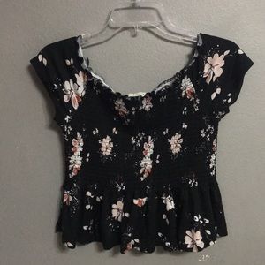Aeropostale ribbed crop top